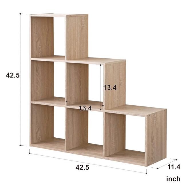 Recaceik Cube Bookshelf Shelf Bookcase LShaped TV Console Stand Modern