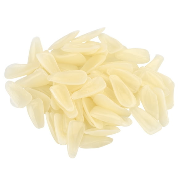 70Pcs Bag Resin Upper Lower Temporary Teeth Crown For Dental Oral Care(Yellow+Lower)