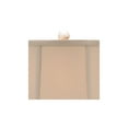 thumbnail image 5 of Regency Hill Sofia Rustic Country Cottage Accent Table Lamp 22" High Crackled Ivory Glaze Ceramic Beige Bell Shade for Bedroom Living Room House Home, 5 of 8