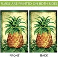 thumbnail image 2 of Tropical Pineapple Double Sided Summer House Flag 28"x40", 2 of 6