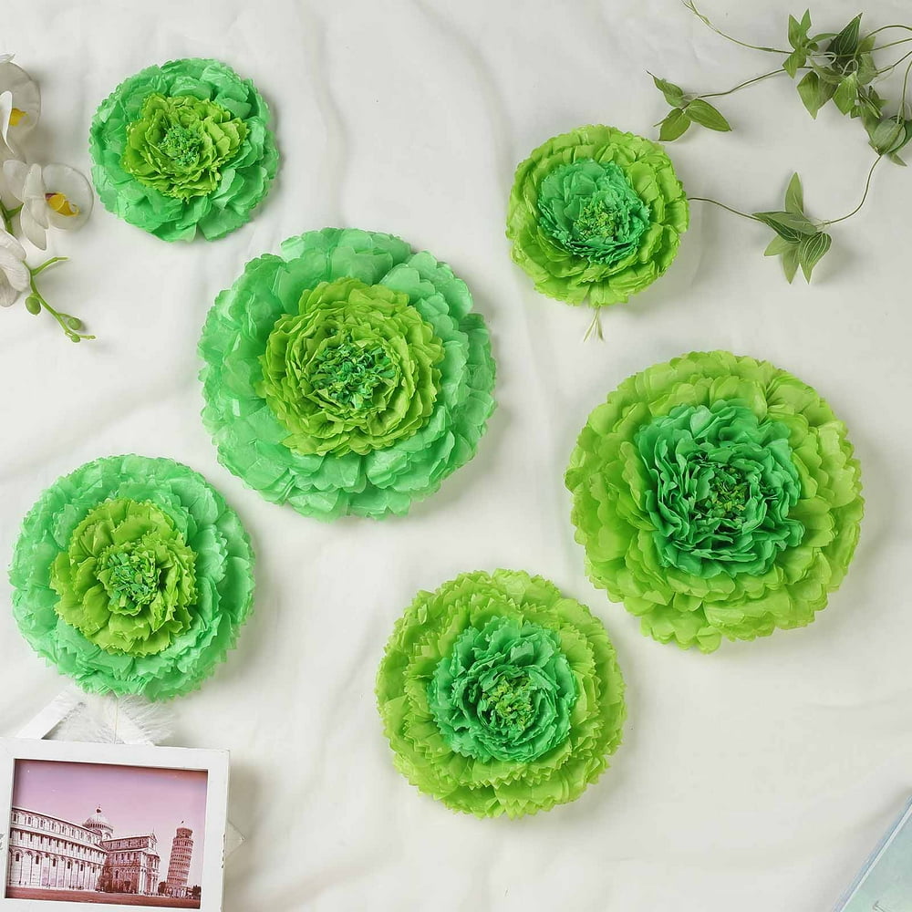 BalsaCircle 6 pcs 7 9 11-Inch Carnations Large Tissue ...