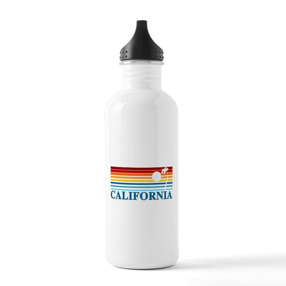 CafePress - California Stainless Water Bottle 1 - Stainless Steel Water Bottle, Sports Bottle, 1.0L