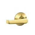 thumbnail image 2 of Schlage Residential F170 ELA 605 Grade 2 Single Dummy Elan Lever Bright Brass Finish, 2 of 2