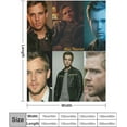 thumbnail image 2 of Max Thieriot Blanket Cool #1 Throw Blankets Ultra Soft Flannel Lightweight Throws for Couch, Bed, All Seasons Use 30""*40""（76 * 100cm）, Style, 2 of 6