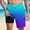 Sky Blue, variant on SGFCWSX Men Swim Trunks Gradient Quick Dry Built-in Liner Drawstring Elastic Waist Summer Beach Casual Shorts Red Size L