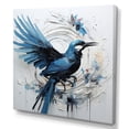 thumbnail image 2 of Designart "Minimalist Avian With White Carnations III" Birds Of Paradise Canvas Art Print, 2 of 7