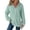 Mint Green #7, variant on Evdexr Zip Up Hoodie for Women Long Sleeve Waffle Knit Tops with Pockets 2026 Fall Athletic Dressy Jackets Hooded Lightweight Solid Trendy Sweatshirt L