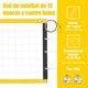 thumbnail image 2 of de Voleibol Portátil para Exteriores, Red de Voleibol Resistente de 32 x 3 pies con Bolsa de Transporte(Solo Red), para Interior, Exterior, Partido, 2 of 6