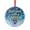 Pattern-2, variant on Start Each Day with A Grateful Heart Glass Ornament Sun Decor Round Glass Hanging Ornament Xmas Tree Decorations