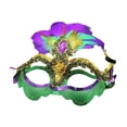 thumbnail image 2 of Disfraz de Halloween de máscara de de plumas para eventos de fiesta de fiesta de fiesta, 2 of 8