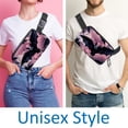 thumbnail image 2 of Bats Lightweight Adjustable Crossbody Belt Bag with Extension Strap - Unisex Waist Money Belt, 2 of 7