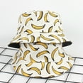 thumbnail image 4 of Seductiva Women Bucket Hat for Outdoor Fisherman Cap Banana Wear Hat Sided Double Unisex Outdoors Adult Baseball Caps Outdoor Sun Protect 1PC, 4 of 5