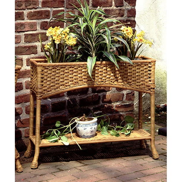 Veranda Resin Wicker Window Box Planter