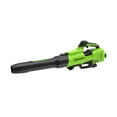 thumbnail image 4 of Greenworks 60V 630 CFM 170 MPH Leaf Blower with 2.5 Ah Battery & 3 Amp Charger 2429902, 4 of 21