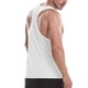 thumbnail image 4 of pstuiky Camisetas sin mangas para hombre, Camiseta deportiva de manga corta con cuello redondo, ajustada y de alta resistencia, de color liso para hombre Camisas de hombre m, 4 of 5