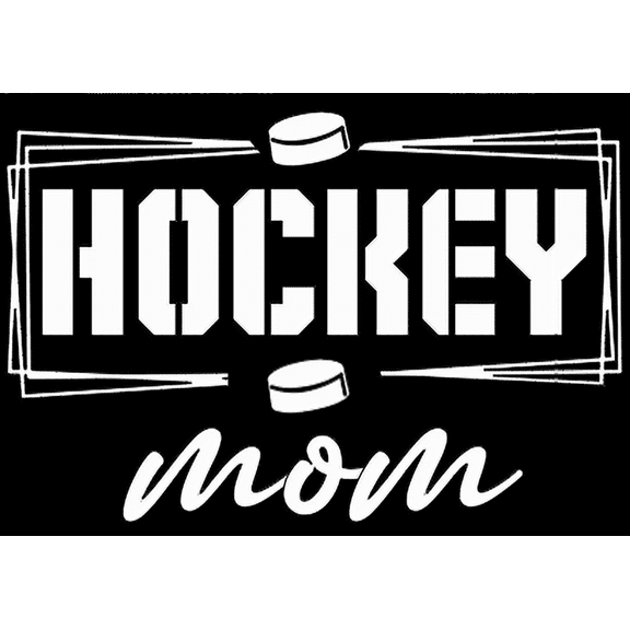 Hockey Mom - Car Window - Premium Vinyl Decal/Sticker
