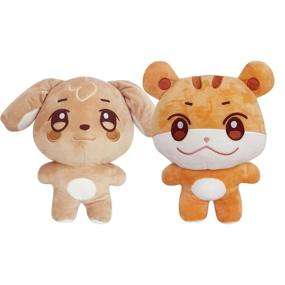 Cute ATEEZ Stuffed Animals, Cute Animal Plush Toys,Creative Decorative Gift Ornaments, Plush Animal Toys A&B,2Pc