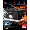 thumbnail image 3 of Oterri Fireproof Document Box with Lock, Letter File Box, Portable Fire Safe Box with Handle, Waterproof Important Docum, 3 of 8