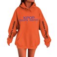 thumbnail image 4 of Moonsky Sudadera con capucha de moda para mujer de la cantante pop Dem/0n HUNTR/X con jersey corto, suave y cómoda, top de manga larga para uso informal en primavera, otoño e invierno. (Azafrán 2XL), 4 of 4