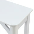 thumbnail image 4 of Convenience Concepts Table de Hall Winston avec Étagère en Finition Bois Blanc, 4 of 6