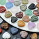 thumbnail image 4 of Estatua de corazón de piedra Natural para decoración de habitación, piedras preciosas de cuarzo rosa, amatista, Mineral, Yoga, cristales curativos, adorno de piedra, 2 uds., 4 of 4
