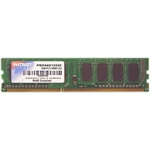 1333 Mhz Module Single Patriot Memory Signature 4GB DDR3 1333MHz PC3-10600 DIMM Memory Module, PSD34G13332 ()