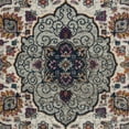 thumbnail image 7 of SAFAVIEH Madison Frazier Floral Geometric Area Rug, Light Grey/Fuchsia, 5'3" x 7'6", 7 of 7