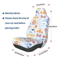 thumbnail image 3 of Wukai Cute Shark Full Set Car Seat Covers with Soft Padding Universal Auto Front Seats Protector and Cushion Mat, 3 of 5