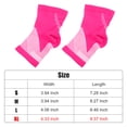 thumbnail image 2 of Unique Bargains 3 Pair Ankle Support Braces Adjustable Breathable Ankle Wrap Brace for Sports Running Rose Red Size XL, 2 of 7