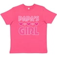 thumbnail image 3 of Inktastic Papas Girl Granddaughter Youth T-Shirt, 3 of 5
