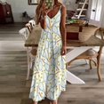 thumbnail image 4 of Pattern with Tennis Rackets with Tennis Balls Sleeveless Dress Dresses Women Summer Women's Summer Clothing, 4 of 9