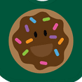 thumbnail image 4 of Inktastic Chocolate Doughnut Boys or Girls Baby Bib, 4 of 4