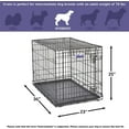 thumbnail image 3 of Midwest iCrate Caisson à chien pliable en métal noir, 3 of 7