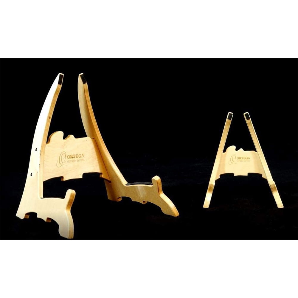 Ortega Guitars OWUS-2 Wooden Single Ukulele Stand, Birch Natural