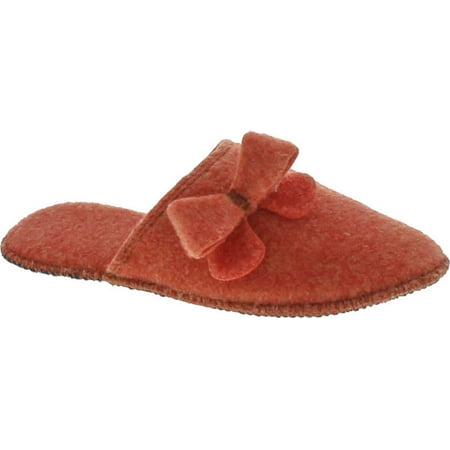 

SC Home Collection Kids Fashion Slippers Made in Europe Light Orange w/Bow 35