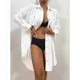 thumbnail image 7 of Bsubseach Fashion Swim Cover Ups for Women Button Down Long Sleeve Shirt Beach Outfits, 7 of 7