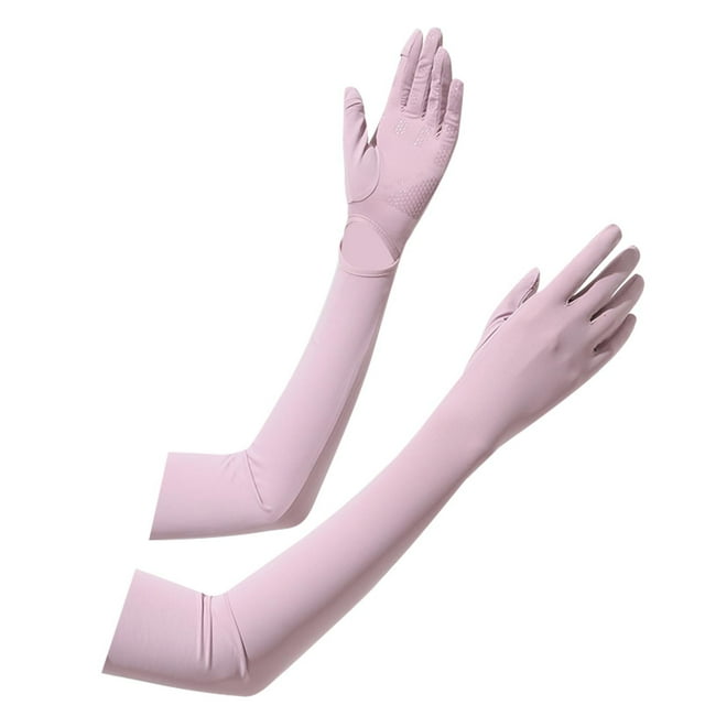 TopLLC Manchons en Soie Glacée Manchons pour les Mains Sensation Glacée Manchons de Protection Solaire Manchon de Glace