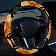 thumbnail image 2 of Honeybee 14.5 Inch Printing PVC Leather Auto Accessories Steering Wheel Covers, 2 of 6