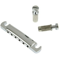 Proline Electric Guitar Stopbar Tailpiece Assembly Chrome