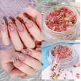 thumbnail image 2 of Dried Flower Nail Art Decorations Multicolor 5x5x3cm Japanese Fresh Style Floral Design, 2 of 8
