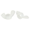 thumbnail image 1 of Unique Bargains Écrous d'Aile M4 Écrou Papillon Nylon Blanc Lot de 15, 1 of 5