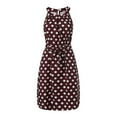 thumbnail image 3 of SMihono Robe d'Été pour Femmes Grande Taille Mode à Pois Sans Manches Épaules Dénudées Décontractée Ample, 3 of 3