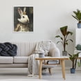 thumbnail image 3 of Stupell Industries Traditional Regal Hare Portrait White Framed Giclee Art, 16 x 20, by Svetlana Aleynikova, 3 of 8