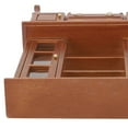 thumbnail image 2 of Gabinete en miniatura de madera a escala 1/12, estantería para casa de muñecas, armario con puerta que se puede abrir, cajón para habitación, granate, 2 of 9