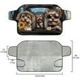 thumbnail image 5 of FOR U DESIGNS Yorkshire Terrier Pattern Car Windshield Cover for Ice and Snow Waterproof Auto Windshield Snow Cover Winter Frost Hail Protector for Truck SUV Van (55.9 x 37.7 inches), 5 of 6
