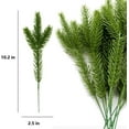 thumbnail image 2 of 45 Packs Artificial Pine Needles Branches Garland-10.2x2.5 Inch Green Plants Pine Needles,Fake Greenery Pine Picks for DIY Garland Wreath Christmas Embellishing and Home Garden Decoration, 2 of 5