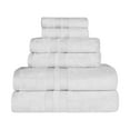 thumbnail image 4 of BNM Ultra-Soft Cotton 6 Piece Assorted Towel Set, Silver, 4 of 9