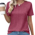 thumbnail image 2 of Women's Oversized Business Casual Tops Summer Tshirts, 2 of 2