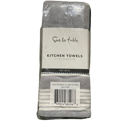 Sur La Table Cotton Kitchen Towels 6-Piece Set