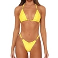 thumbnail image 6 of Top-kevin Bikini Sets for Women Two Piece Swimsuit Metal Decor String Adjustable Triangle Top Swim Wear, 6 of 17